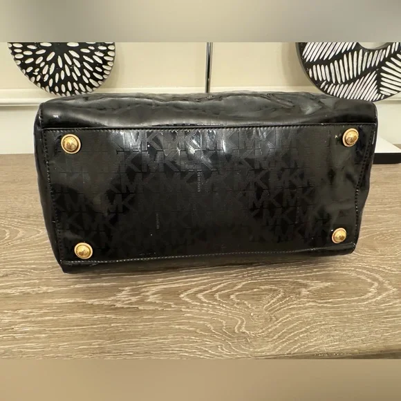 Michael Kors Grayson large pattern leather satchel - Picture 8 of 14